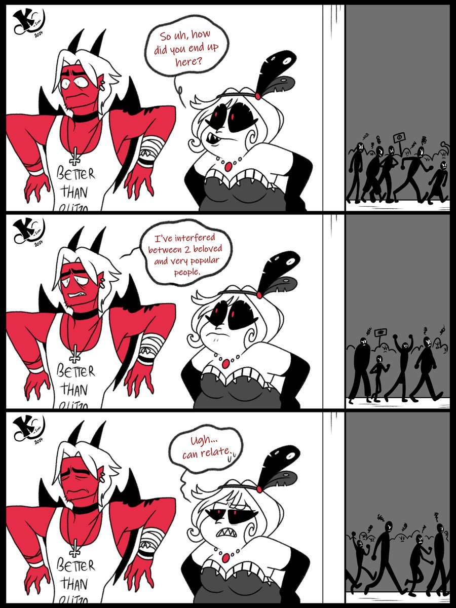 CKurosama's tweet photo. Most wanted 😅☠️
Yeah the fandom inspired me for this one. xD
#HelluvaBoss #HazbinHotel https://t.co/WH8KSADRgh