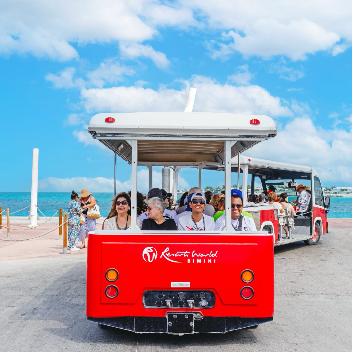 RWBimini's tweet photo. Look at those smiles at the #BiminiCruisePort! Join in on the fun and step off the ship and into paradise! ๐ณ๏ธ๐ด https://t.co/7QXgxTypHF
#RWBimini #BiminiBeach #ResortsWorldBimini #CruiseToBimini #CruiseLife #IslandExcursion https://t.co/TzPaBzN6PY
