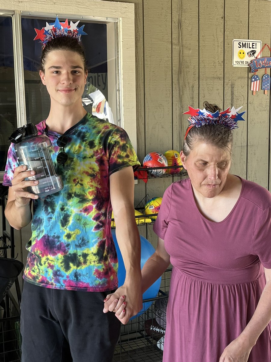 callprogram's tweet image. 4th of July BBQ for our residents and staff! 🇺🇸