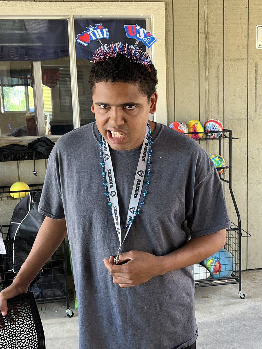 callprogram's tweet image. 4th of July BBQ for our residents and staff! 🇺🇸