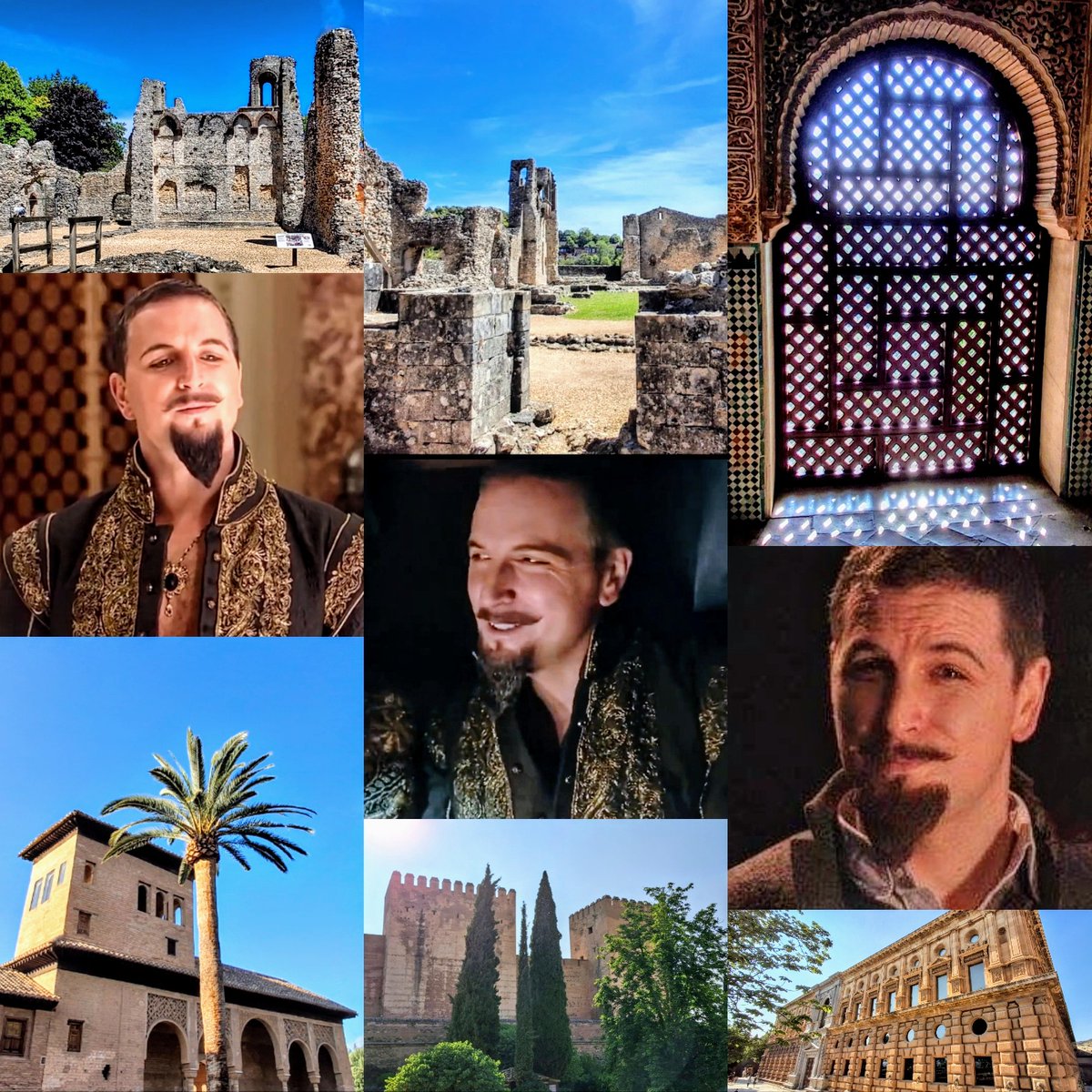 This week I continued my travels in the footsteps of Felipe II.. stopped at Wolvesey Castle following Chalke. Felipe had his wedding reception here when he married Mary 1st on 25th July 1554 and then yesterday, the Alhambra where he spent about a year as he wasn't mad on Granada.