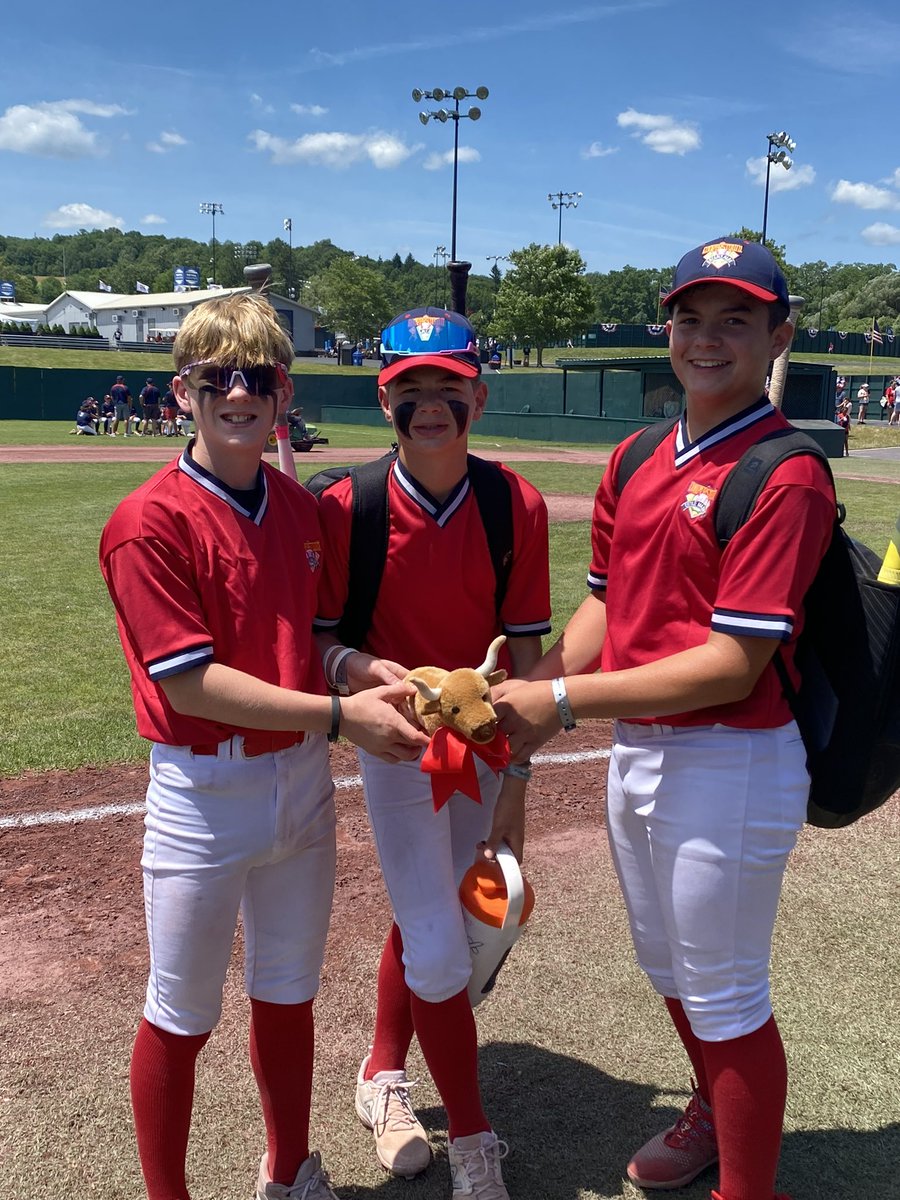 “Big Bulls” strike again in game 2 in Cooperstown!  Homers for Kole Shoemaker, Jackson Phillips, and Beau Leslie!  Bulls win 14-2 over the Braves from Richmond, Virginia.  <a href="/inbullsbase/">Indiana Bulls Baseball</a>  #bullsfam 🐂 🤘🔥