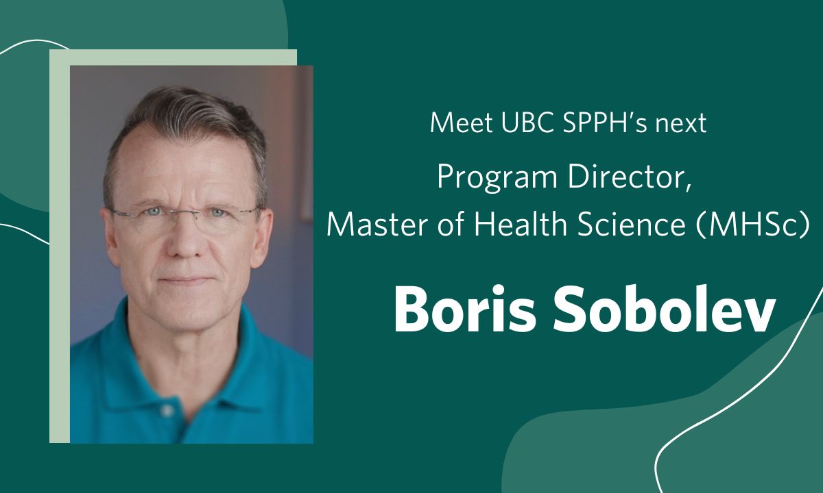 Introducing Dr. Boris Sobolev as the new Program Director for the Master of Health Science (MHSc), who began his role on July 1, 2024! ➡l8r.it/GNOo