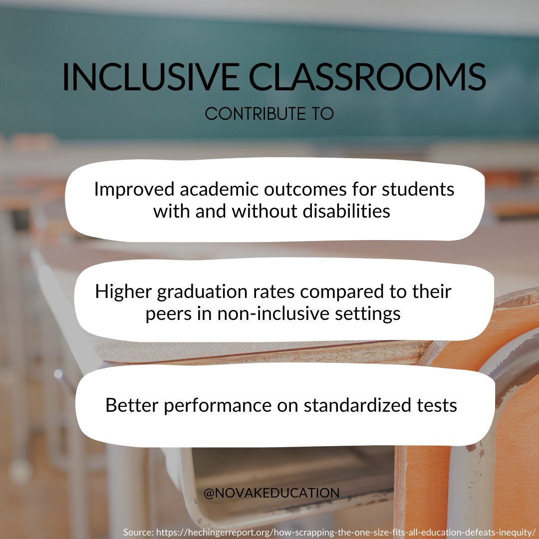 There is substantial evidence supporting the benefits of inclusive education for all learners. 

Discover how to support inclusive classrooms: bit.ly/3RSZXXr