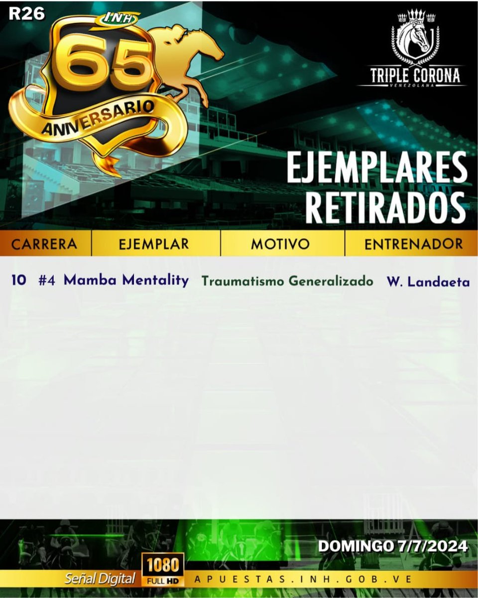 Ervin José Herrera (@ervinherrera26) on Twitter photo Retirados oficiales información suministrada <a href="/OficialINH/">OFICIAL INH</a> para el domingo 07/07/2024 .
Te invitamos a contactarnos a traves de todas nuestras redes sociales
Twitter <a href="/Ervinherrera26/">Ervin José Herrera</a>
Instagram <a href="/Ervinherrera26/">Ervin José Herrera</a>
Tik tok <a href="/Ervinherrera26/">Ervin José Herrera</a>
Youtube <a href="/Ervinherrera26/">Ervin José Herrera</a> 🏇 Retirados oficiales información suministrada <a href="/OficialINH/">OFICIAL INH</a> para el domingo 07/07/2024 .
Te invitamos a contactarnos a traves de todas nuestras redes sociales
Twitter <a href="/Ervinherrera26/">Ervin José Herrera</a>
Instagram <a href="/Ervinherrera26/">Ervin José Herrera</a>
Tik tok <a href="/Ervinherrera26/">Ervin José Herrera</a>
Youtube <a href="/Ervinherrera26/">Ervin José Herrera</a> 🏇