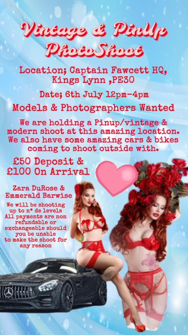🚨MODELS AND PHOTOGRAPHERS!!!!🚨  Want to shoot with me @EmmeraldBarwise?!  We are holding a Pinup/Modern<a href="/tag/blackcrystalamg"class="tags"><span>#blackcrystalamg</span></a><a href="/tag/cannonrun"class="tags"><span>#cannonrun</span></a>