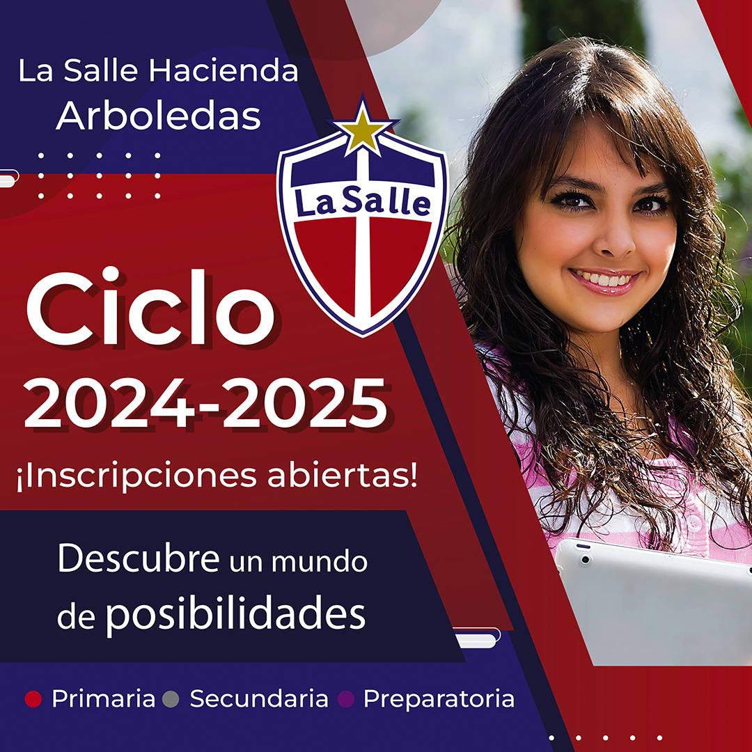 🤩 Preparamos líderes del futuro, al potencializar e impulsar sus habilidades y aptitudes en La Salle Hacienda Arboledas. 
¡Aún estás a tiempo de inscribirte! 📝 Para más información 👉🏻 cutt.ly/Fr4nwEt

#ViveLaSalleExperience #LaSalleHaciendaArboledas #ExcelenciaAcadémica