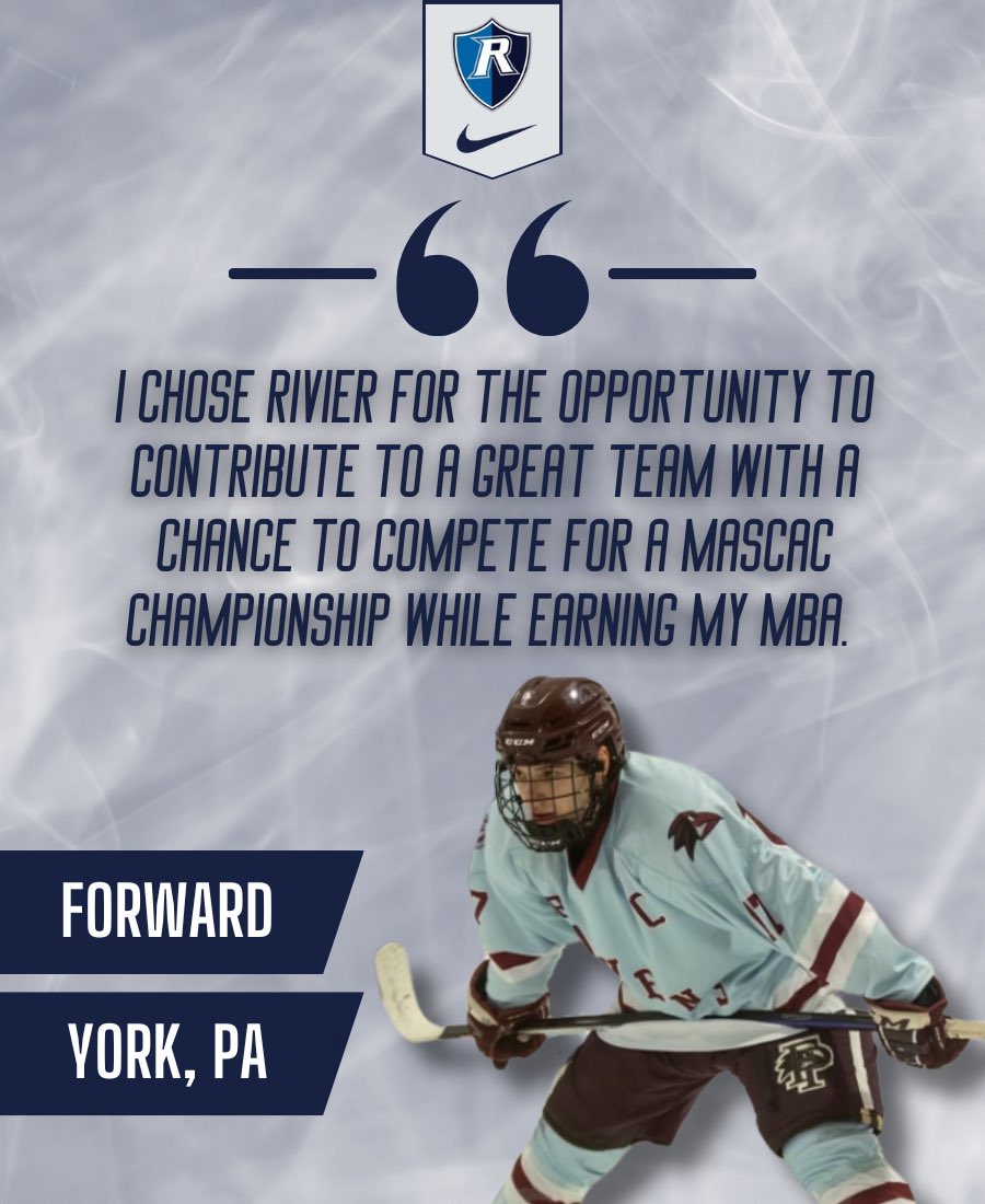 Pennsylvania ➡️ Nashua

The graduate student brings a wealth of NCAA experience with him after 4 seasons at Franklin Pierce University.

Welcome to <a href="/RivUniversity/">Rivier University</a> Cody!

#RollRaiders #TheRaiderWay