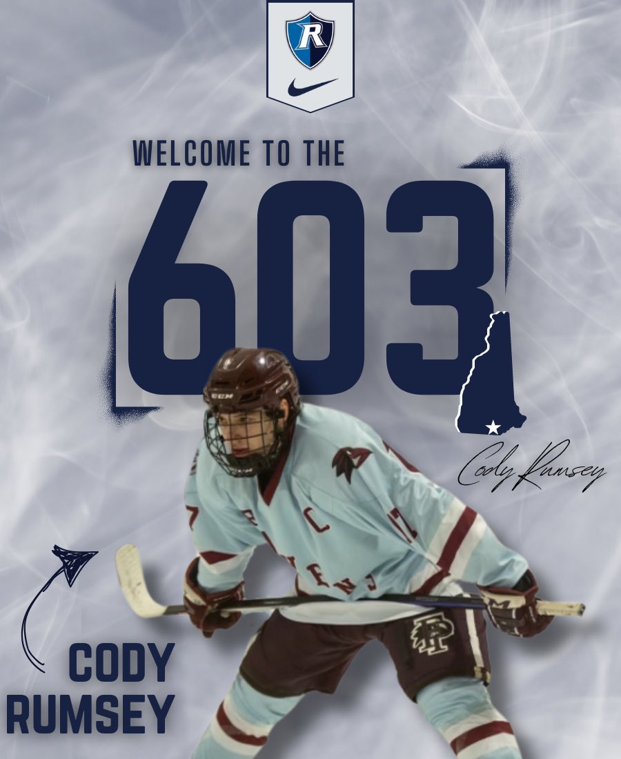 RivierMIH's tweet photo. Pennsylvania ➡️ Nashua

The graduate student brings a wealth of NCAA experience with him after 4 seasons at Franklin Pierce University.

Welcome to @RivUniversity Cody!

#RollRaiders #TheRaiderWay https://t.co/Ztiv9aJZ0h