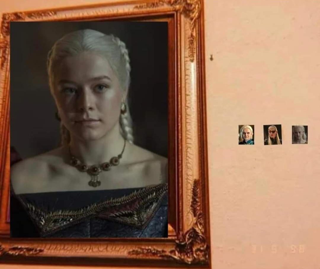 Targ_Nation's tweet image. "viserys changed his mind about rhaenyra" and then this was viserys all his life 😭