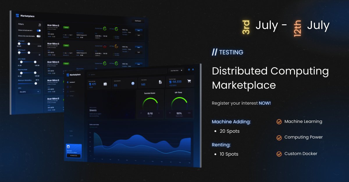 BLOCX_TECH's tweet image. 🎉BLOCX: Marketplace Testing Sign-Up Form🎉

📝 The form is open to everyone interested in participating in Marketplace Testing. Please fill out the form only if you meet our requirements.

Requirements and additional info can be found on the Google Form: forms.gle/rdWHRTKa7XS3af……