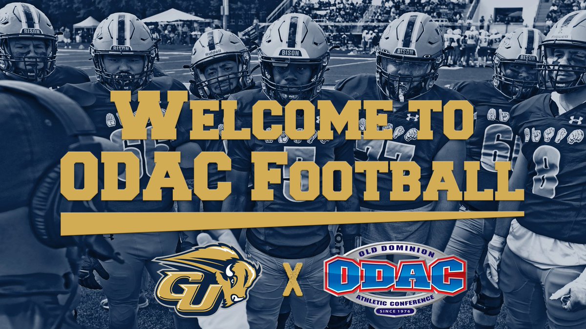 #ODAC welcomes <a href="/GallaudetBison/">Gallaudet Bison</a> as an associate member for football. Bison begin conference play in the 2025-26 academic year #d3fb #WelcometoODACFootball odaconline.com/news/2024/7/3/…