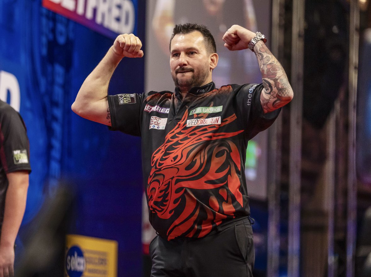 Darts Cymru (@dartscymru) on Twitter photo π πππππππ ππππ ππ ππ π΄σ §σ ’σ ·σ ¬σ ³σ Ώ
Jonny Clayton beats Wesley Plaisier 8-5 with a 106 average to claim his 1st singles title since the 21 May 2023.
As a result he leapfrogs Wright & Van den Bergh in the rankings to take his place as the new World No.8.
Gwaan Fferet! πͺπΌ π πππππππ ππππ ππ ππ π΄σ §σ ’σ ·σ ¬σ ³σ Ώ
Jonny Clayton beats Wesley Plaisier 8-5 with a 106 average to claim his 1st singles title since the 21 May 2023.
As a result he leapfrogs Wright & Van den Bergh in the rankings to take his place as the new World No.8.
Gwaan Fferet! πͺπΌ