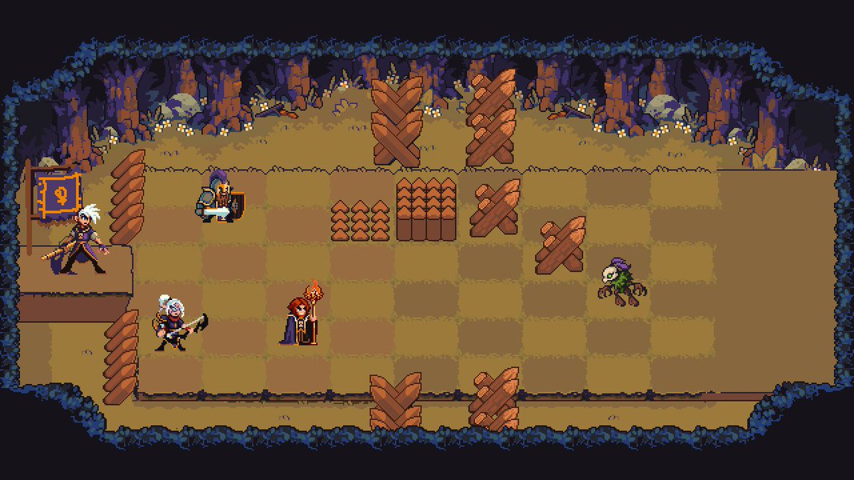 DubiousLoop's tweet image. We’re adding new assets to the battle area and a new platform where the leader can stand to get a better view and shout some orders 🙂 Public demo coming soon!!

#indiegame #gamedev #pixelart #roguelike #towerdefense #madewithunity