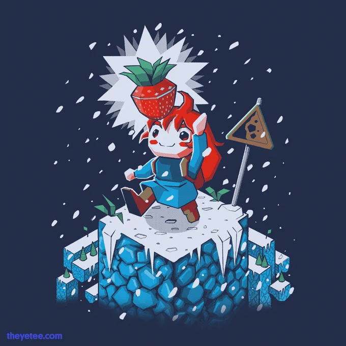 She's got more dimensions to worry about now besides just "up!" Designed by  in collaboration with  as part of #SGDQ2024! $6 from each tee sold goes to   