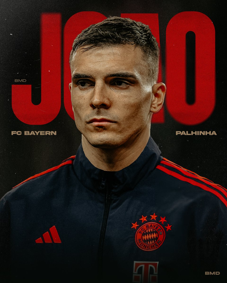 DesignsBayern's tweet photo. Welcome to Munich João Palhinha 🔴

#JoãoPalhinha #FCBayern #HereWeGo https://t.co/Xs52ryUjjS