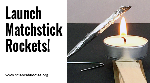 ScienceBuddies's tweet image. Experiment w/ tiny rockets made from aluminum foil and matchsticks! #STEM activity includes designing the best launching mechanism.

Video &amp;amp; safety precautions: sbgo.org/matchstick24-tw

Please be mindful of fire conditions in your area.
#July4th  #scienceactivity
