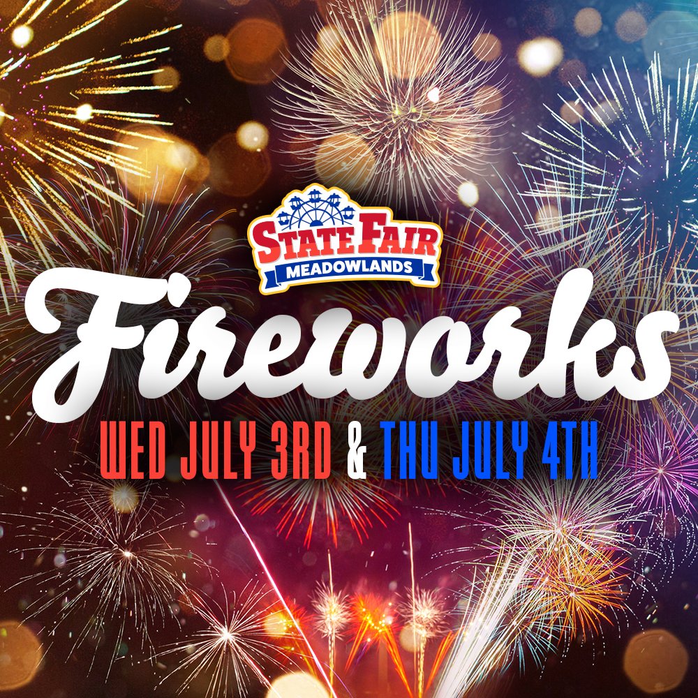 Don't miss the first night of our spectacular fireworks show! Stick around to see the night sky fill with lights! 🎇

Tickets must be purchased online and in advance at njfair.com