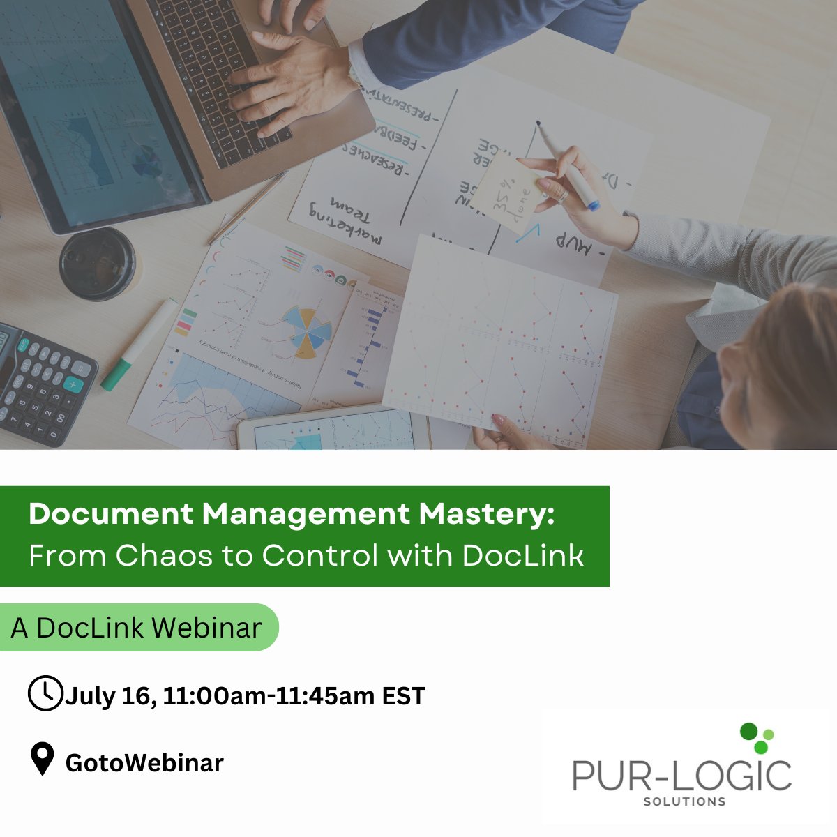 PurlogicS's tweet photo. Increase department productivity up to 40% with DocLink integrated with Sage 300 ERP! 

Key Benefits Such as:
- Eliminate paper bottlenecks
- Automate workflows &amp; approvals
and more... 

📅 July 16th
🕚 11:00am-11:45am EST

🔗https://t.co/iKEJKtrkY2 https://t.co/lbizKsvdZf