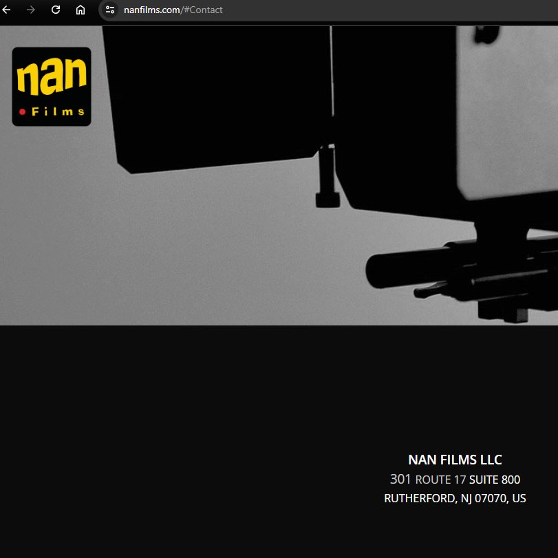 YouMeTheMovies's tweet photo. If you are movie reactor or even just a content creator on @Youtube I am asking you to share this post. Hey @TeamYouTube this is the type of company (channels) that needs to be banned from the platform.

Nan Films LLC

This morning our latest upload received a copyright claim from this company. This is not our first time getting claimed by them and I know recently that @puggapillar received one from them as well. So if you are a movie reactor, you've probably seen this name on a claim before.

I decided to do a simple Google search on the company and see what I could find. As you can see on our screenshot of the claim they are claiming monetization in Canada. My google search found the company is based out of New Jersey from their public website:

https://t.co/Y9dqhS5Kgs

So I dug deeper...