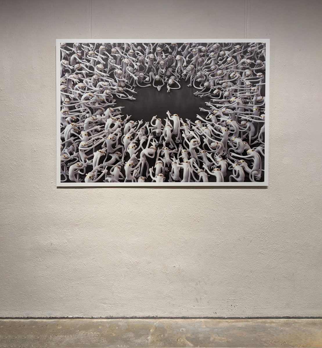 "Divide &amp; Conquer" 114x160cm on display <a href="/44309G/">44309//GALLERY</a> until July 20th.