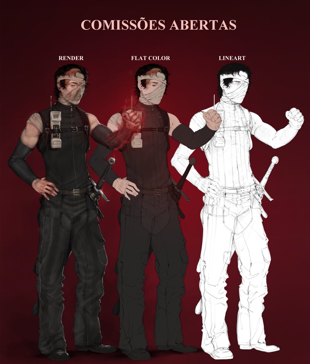 c1p_h3r's tweet image. Eae rapaziada! estou abrindo 5 vagas para julho e aqui estão os preços + os valores de flat color e lineart pra quem acha mais interessante!
Para quaisquer dúvidas só me chamar na DM
um rt já ajudaria muito 🙏