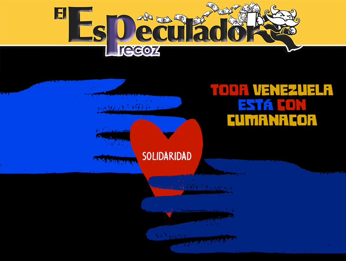 robertomalaver's tweet photo. EL ESPECULADOR PRECOZ No 678

Queremos tanto a Delcy, que nos lamentamos por los que nacieron sin corazón en el pecho 

El VIERNES sale El Especulador Precoz a repartir humor y paz https://t.co/E8ZFzHXhJ4