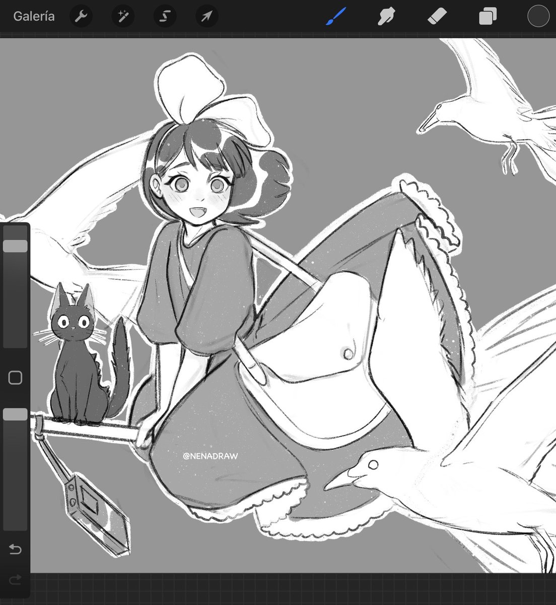 nenadraw's tweet photo. #studioghibli #kikisdeliveryservice #illustration #digitalart https://t.co/BNq4puv6p5