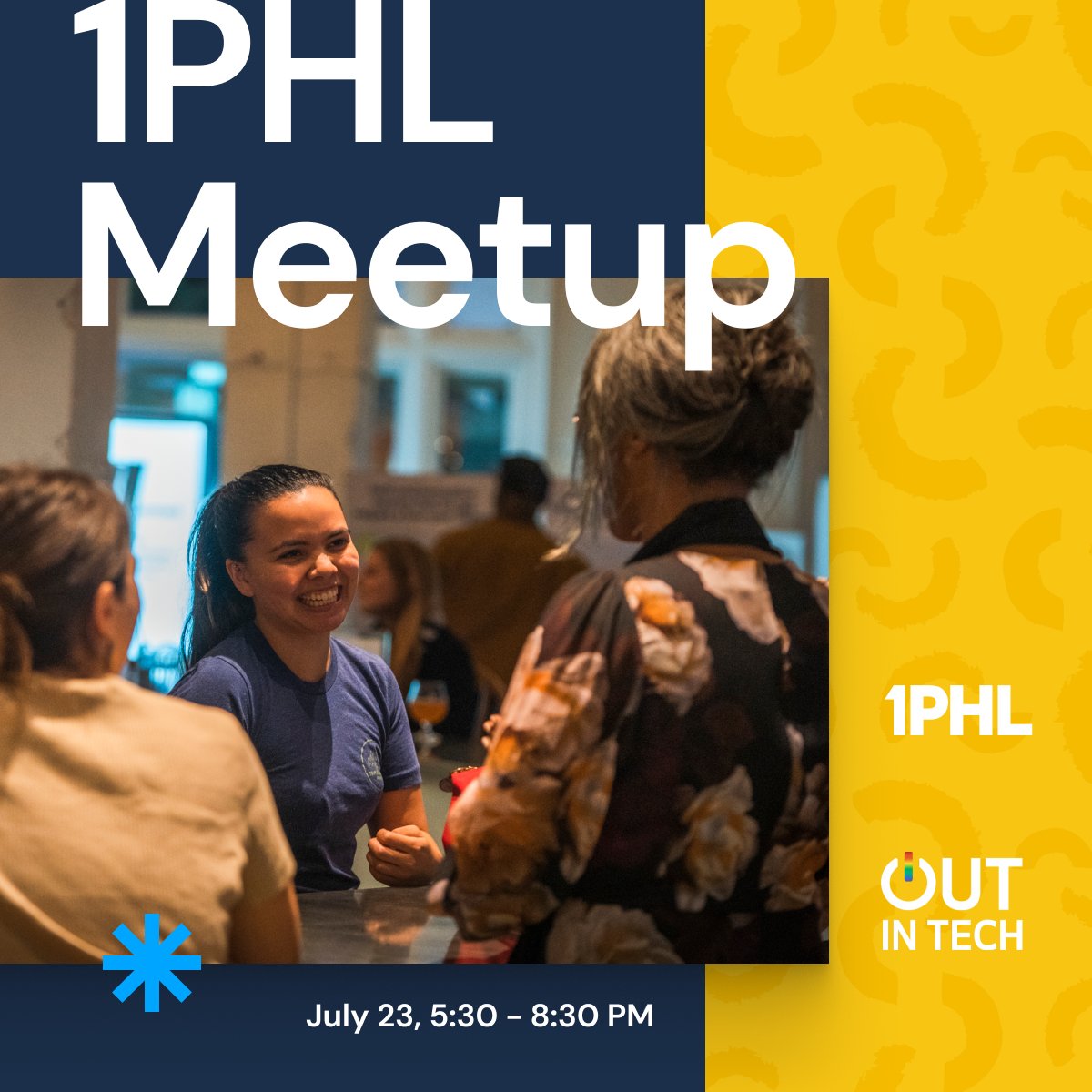 Join <a href="/OutInTech/">Out in Tech</a> Philly and #1Philadelphia on July 23rd at @ThirstyDice for the next 1PHL Meetup! Together we'll have a great night networking with food, cashbar, and endless games! Get your tickets: bit.ly/3RSUFex

#1phltech #PhillyTech #TechMeetup #OutInTech