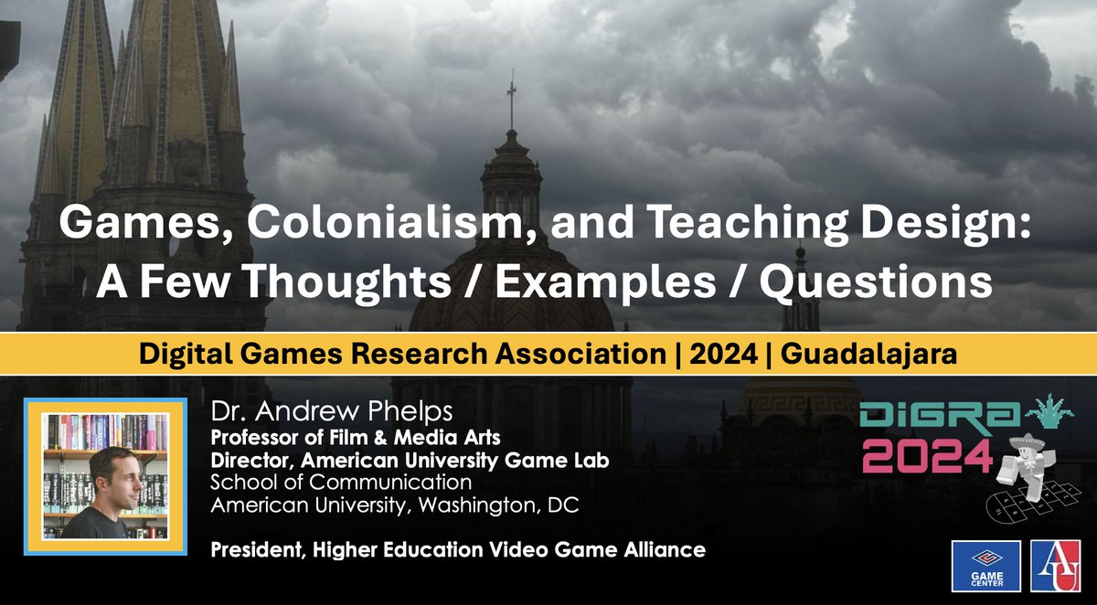 Andy Phelps (@andymphelps) on Twitter photo Happy to present work at #digra2024 along with <a href="/Mindtoggle/">Lindsay Grace</a>, hartmut koenitz, mia consalvo, and <a href="/real_rahjur/">Roger Altizer</a>. Hope you enjoyed our session! <a href="/auGameCenter/">AU Game Center</a> <a href="/AUResearch/">Research at American University</a> <a href="/AU_SOC/">AU SOC</a> Happy to present work at #digra2024 along with <a href="/Mindtoggle/">Lindsay Grace</a>, hartmut koenitz, mia consalvo, and <a href="/real_rahjur/">Roger Altizer</a>. Hope you enjoyed our session! <a href="/auGameCenter/">AU Game Center</a> <a href="/AUResearch/">Research at American University</a> <a href="/AU_SOC/">AU SOC</a>