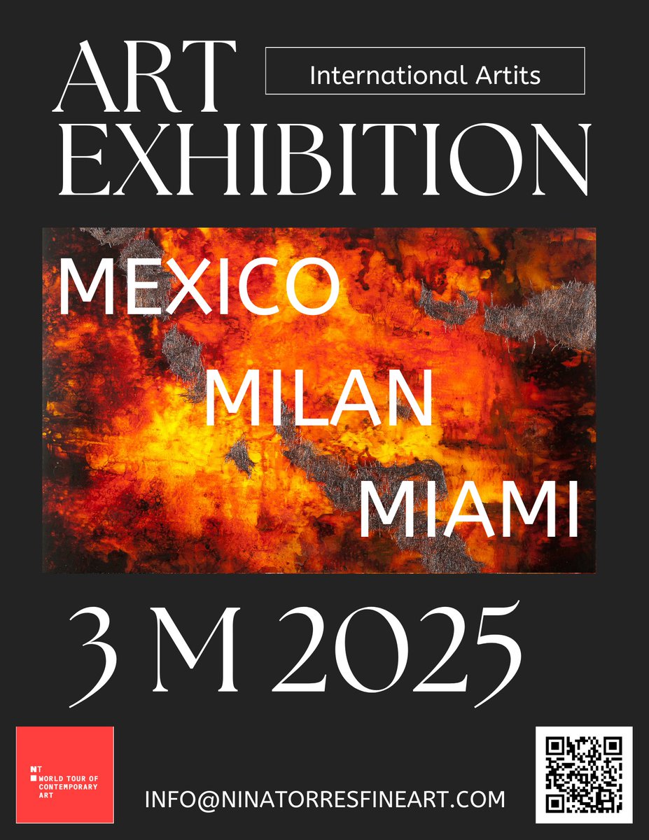 NT_FineArt's tweet photo. 3M 2025 ART EXHIBITION MEXICO/MILAN/MIAMI https://t.co/PwLakmIXR0