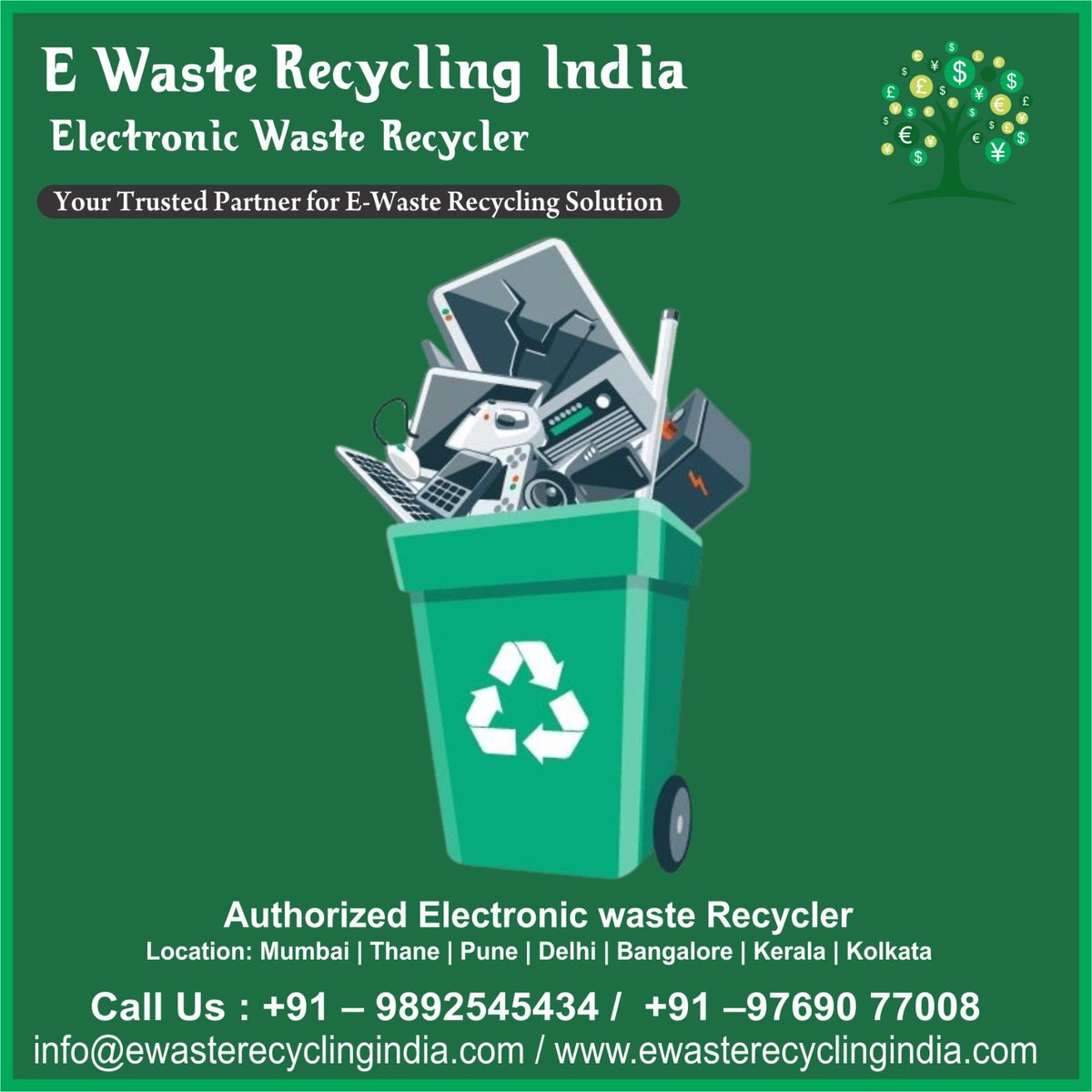 Samir Patel (@samirpatel34) on Twitter photo We are interested in buying all types of e-waste. E-waste recycling has already satisfied many companies in respective to keep the environment safe and clean.
Call Us : + 9892545434 / 919769077008
Mail Us : info@ewasterecyclingindia.com
ewasterecyclingindia.com We are interested in buying all types of e-waste. E-waste recycling has already satisfied many companies in respective to keep the environment safe and clean.
Call Us : + 9892545434 / 919769077008
Mail Us : info@ewasterecyclingindia.com
ewasterecyclingindia.com