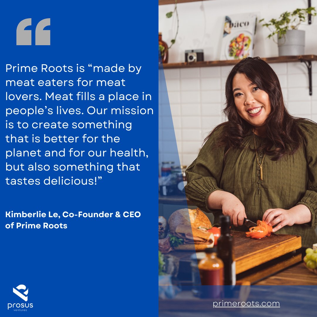 The future is fungi! We're excited to highlight the team at Prime Roots and their innovative work reshaping how we think about 'alternative' proteins.

By harnessing the power of mushrooms (koji mycelium to be exact) Kimberlie Le and co-founder Joshua Nixon have been able to