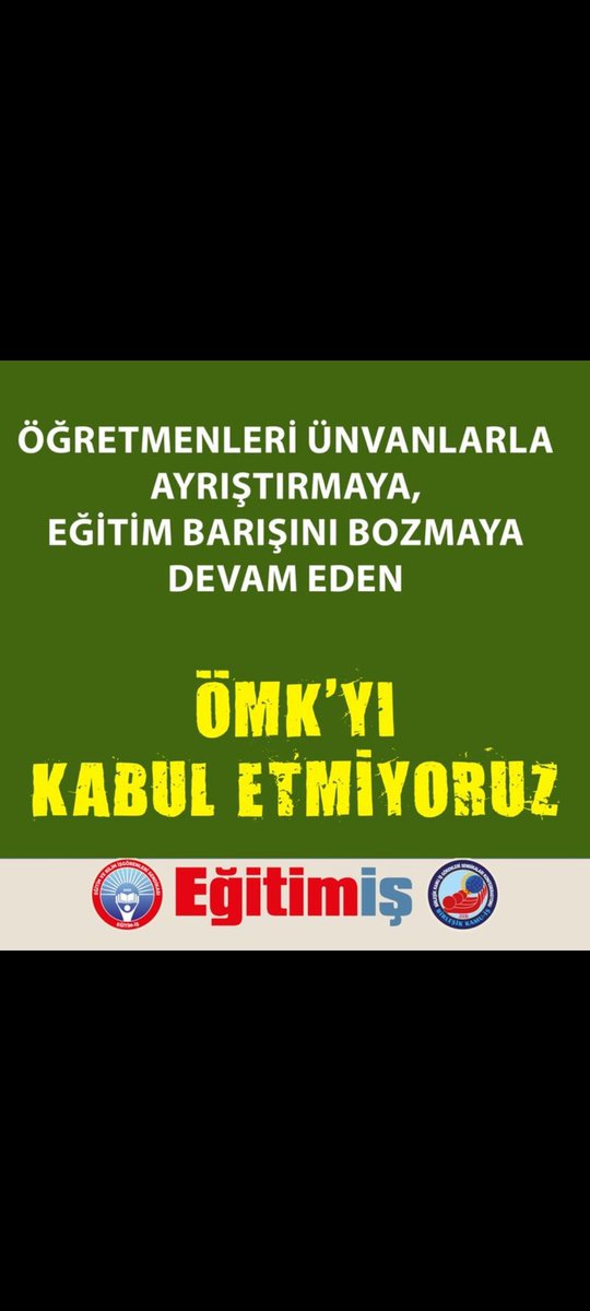egitimismus's tweet photo. #ÖMKgeriçekilsin https://t.co/YvctLfQFoH