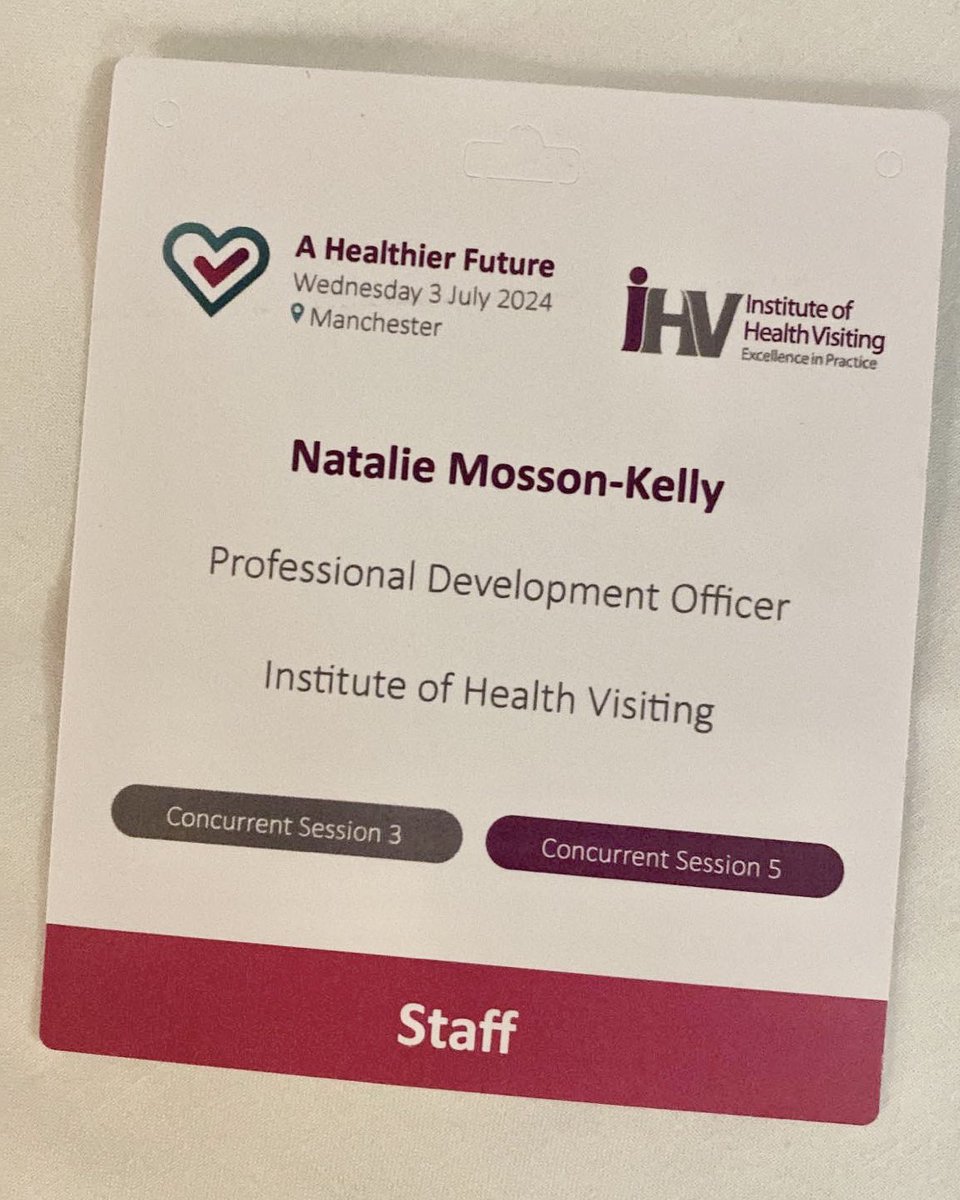 Such an amazing day at #iHVEBP2024!
Going home with a full heart - hearing from fabulous speakers and working with the ever wonderful <a href="/iHealthVisiting/">iHV</a> team is always going to be a day full of inspiration ❤️