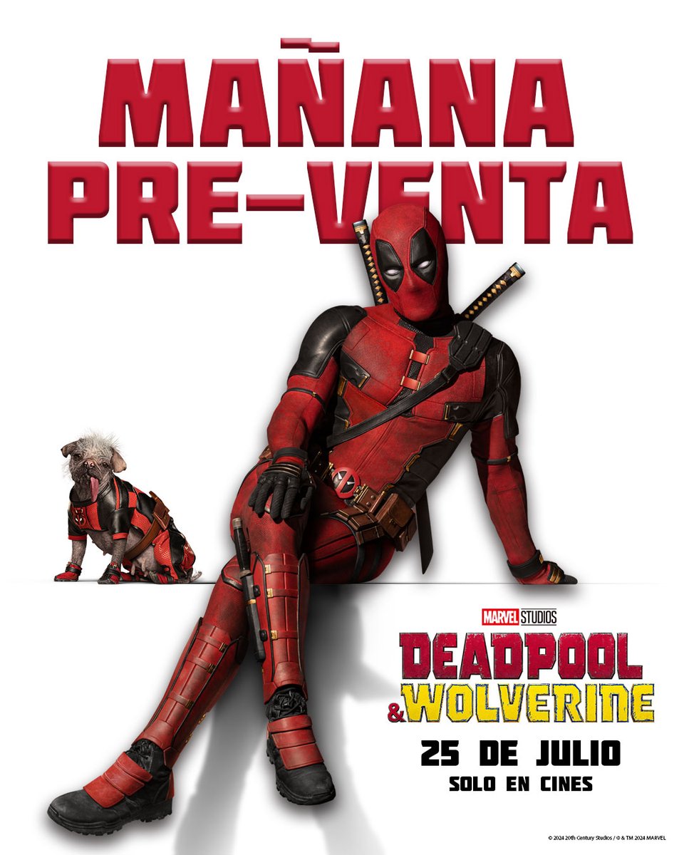 ¡MAÑANA SERÁ UN GRAN DÍA! 🤩📷 

¿Listo para comprar tus boletos de Deadpool &amp; Wolverine a partir de este 4 de julio? 

Ven y disfruta de las mejores salas de @cinesunidos , acá en Hyper Jumbo Mall. 

#CinesUnidos #maracay #hyperjumbo