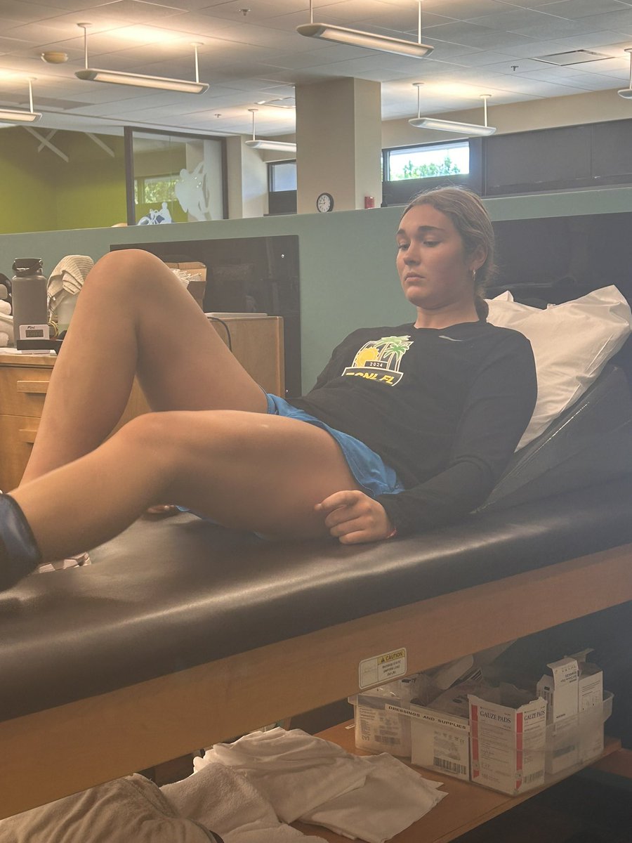 I found out this morning I have a torn ACL, torn meniscus, and sprained MCL. While I am disappointed to miss out on my sophomore season and part of club season, I believe God will restore me to full strength in His timing. Thank you to everyone that has reached out to me!