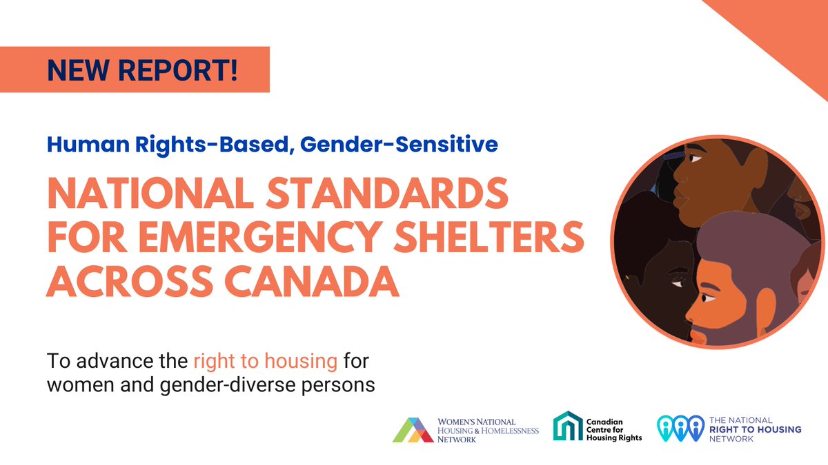 🚨NEW: We are happy to announce the launch the National Standards for Emergency Shelters across Canada! These Standards were developed to support emergency shelters in delivering services using a rights-based &amp; gender-sensitive approach.

Learn more here: loom.ly/TSu7Y7o