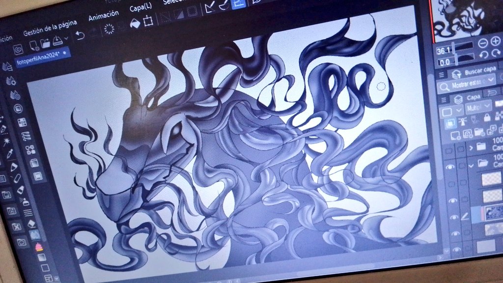 ChiDraws's tweet photo. 🐉 #wipart #Dragon #process https://t.co/ezraURu6uQ