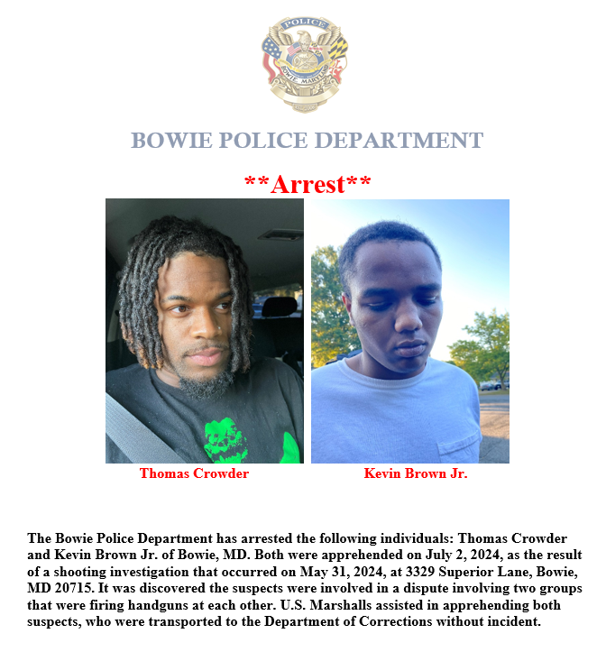 Bowie Police Department tweet media
