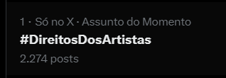 DublagemViva's tweet photo. Estamos em primeiro lugar nos Trending Topics!
#DireitosDosArtistas https://t.co/QE3EgdPBEM
