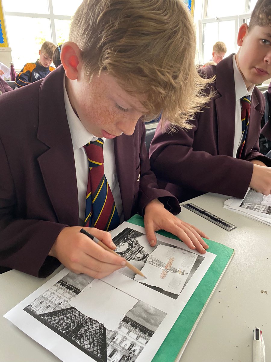 HA_FrenchDept's tweet photo. Our Yr 7 have been busy doing some @BenHeine Art whilst doing local area and being introduced to Parisβ famous monuments around the capital. They used their imagination to redesign the Eiffel Tower. This is absolutely marvellous! #WellDoneAll π#ProudTeachers @HabsAdamsGS πππ«π· https://t.co/tdujwYK3zv
