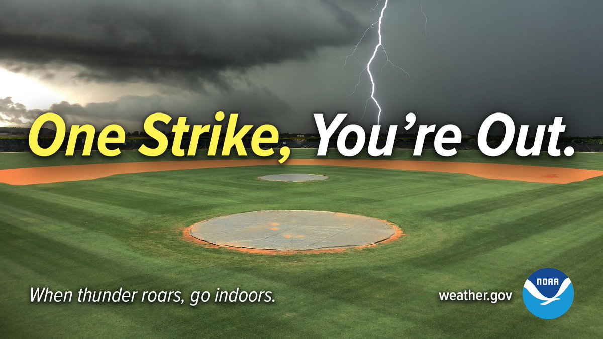 Lightning strikes can result in death or serious injury. If you hear thunder or see lightning, take shelter in an enclosed building or a hard-topped vehicle with the windows up. weather.gov