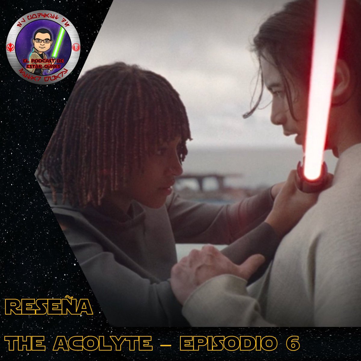 EPEstarGuars's tweet photo. 🚨EPISODIO NUEVO🚨
Discutimos el sexto episodio de la nueva serie de #StarWars: #TheAcolyte. La discusión tiene SPOILERS.
Escúchanos➡️ https://t.co/7TZrkF2tfP
.
.
.
#EstarGuars #StarWarsTheAcolyte #TheHighRepublic https://t.co/5kGzC9dMMi
