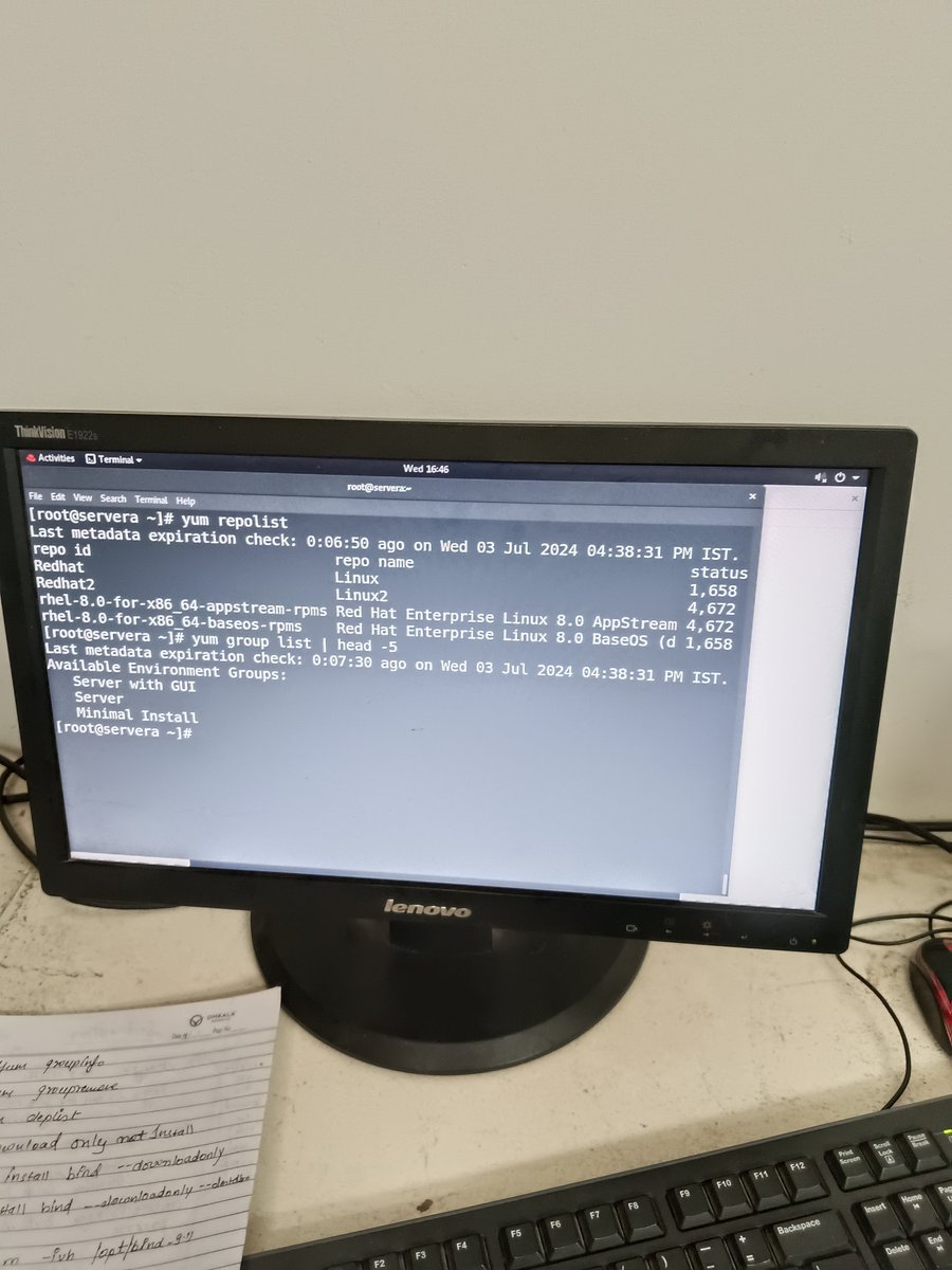 seodalmi17__'s tweet image. Just completed Day 5 of my #75HardChallenge! Successfully installed packages using yum commands. Feeling accomplished and ready for the next challenge!
#TechJourney #LinuxLearning