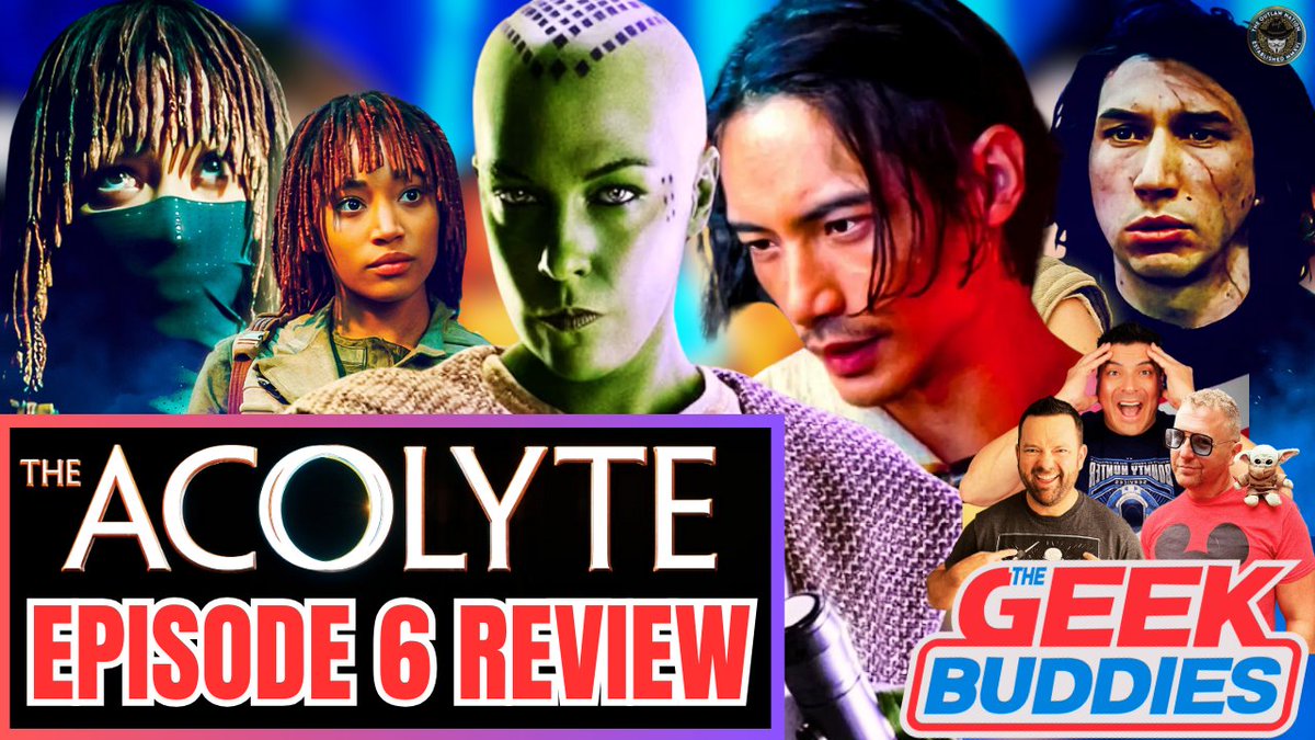 TheRochaSays's tweet photo. A new #GeekBytes episode is up from THE GEEK BUDDIES with Me and @Shannon_McClung Spoiler Reviewing #TheAcolyte Episode 6!
From Qimir's Sith dance with Osha to Sol and Mae's deceptions to Vernestra's mysterious role in all of it, we cover it all!
📺 https://t.co/OZsEN3CioE https://t.co/ZZUU7UiYmN