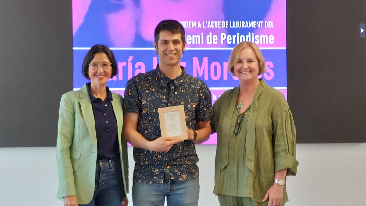 🟣 Aquesta tarda s'ha lliurat a la <a href="/La_ciba/">La CIBA</a> el VII Premi de Periodisme Feminista María Luz Morales, que ha estat per <a href="/jaume_barrull/">Jaume Barrull Castellví</a>, per la seva peça al suplement dominical de <a href="/SEGREcom/">SEGRE</a> “L’altra paritat pendent”.
