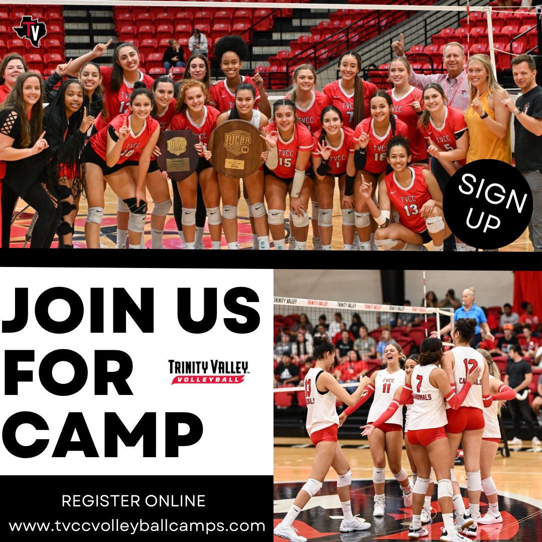 TVCCvball's tweet photo. Camp is just around the corner and we want to see YOU in our gym! Join us and register online! https://t.co/0TAwe5OT0f