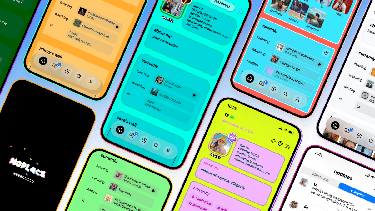 juststamina's tweet photo. Noplace, a mashup of Twitter and MySpace for Gen Z, hits No. 1 on the App Store https://t.co/E8yFIUpCPi https://t.co/sfbIR0WzTY