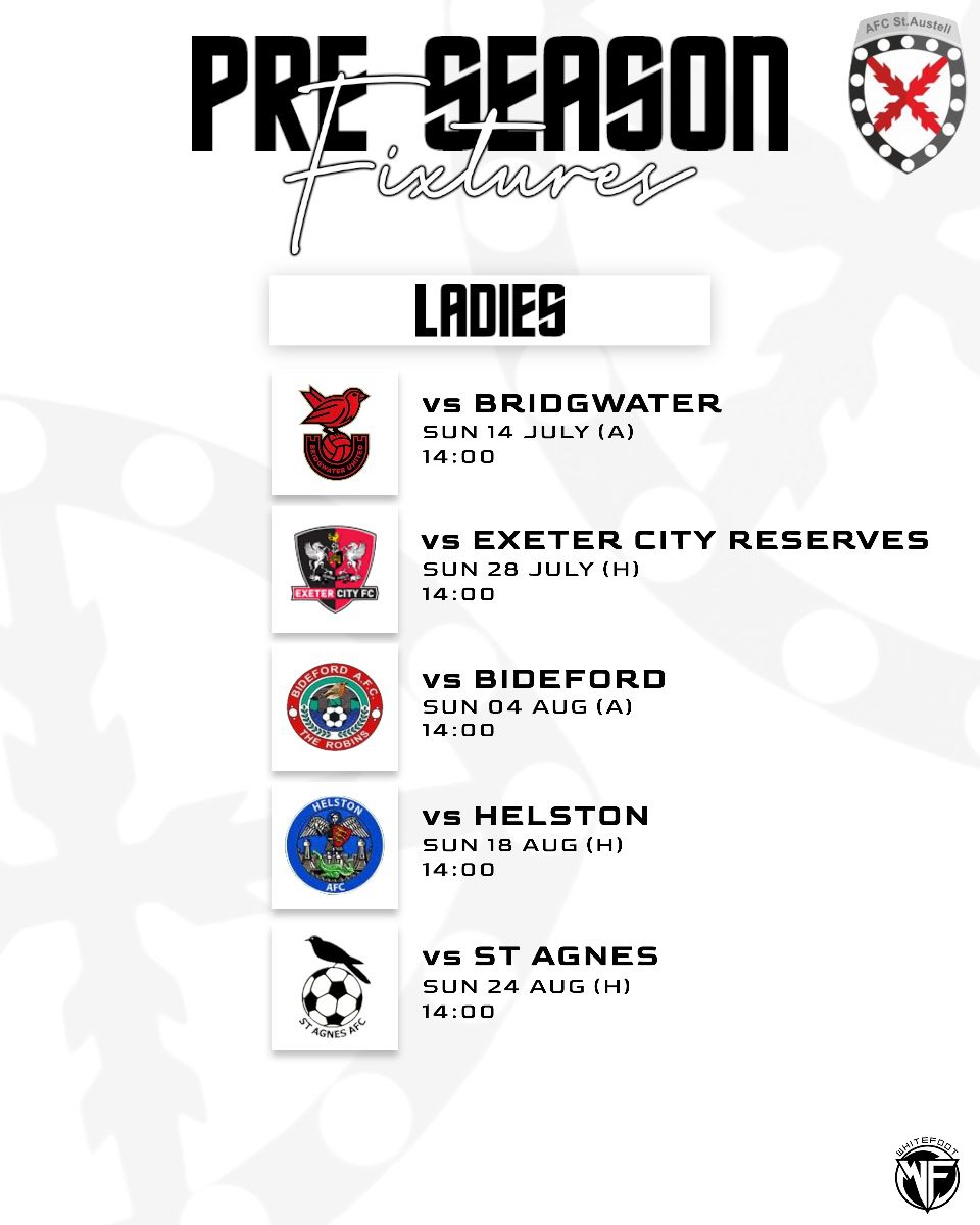 PRE SEASON FRIENDLIES 

<a href="/Cornishfootball/">Dave Deacon</a> <a href="/swsportsnews/">South West Sports News</a> <a href="/cornwallfa/">Cornwall FA</a> <a href="/KJMsport57/">Kevin Marriott</a>